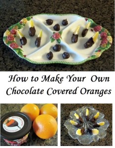 How to Make Chocolate Covered Oranges or Chocolate Dipped Oranges