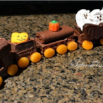 How to Make a Chocolate Halloween Ghost Train Cake