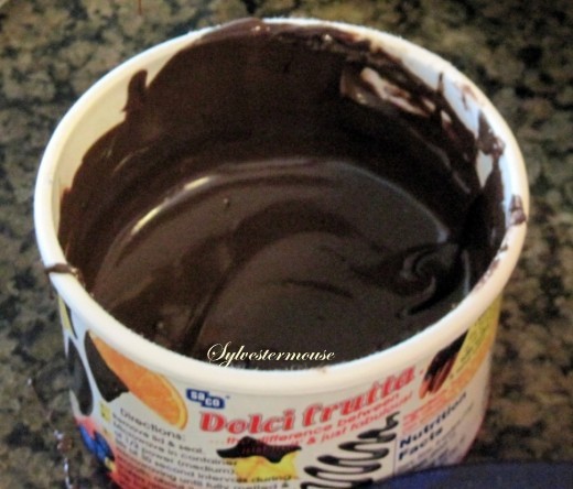 melted chocolate