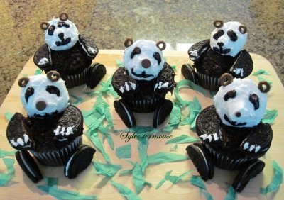 Panda Cupcakes Tutorial