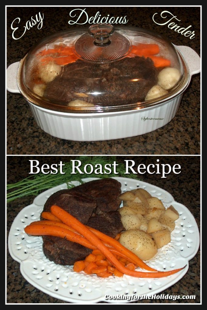 Oven Pot Roast Recipe with Potatoes & Carrots