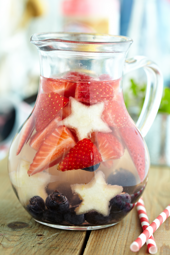 Red, White & Blue Lemonade punch