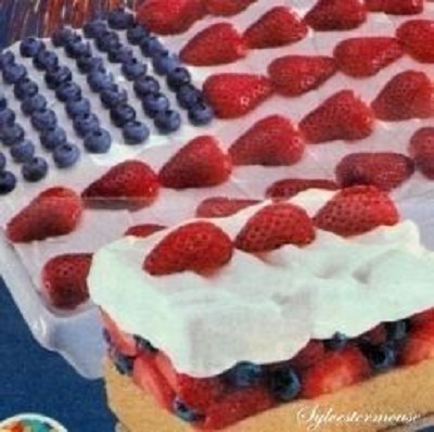 4th of July Flag Cake Recipe