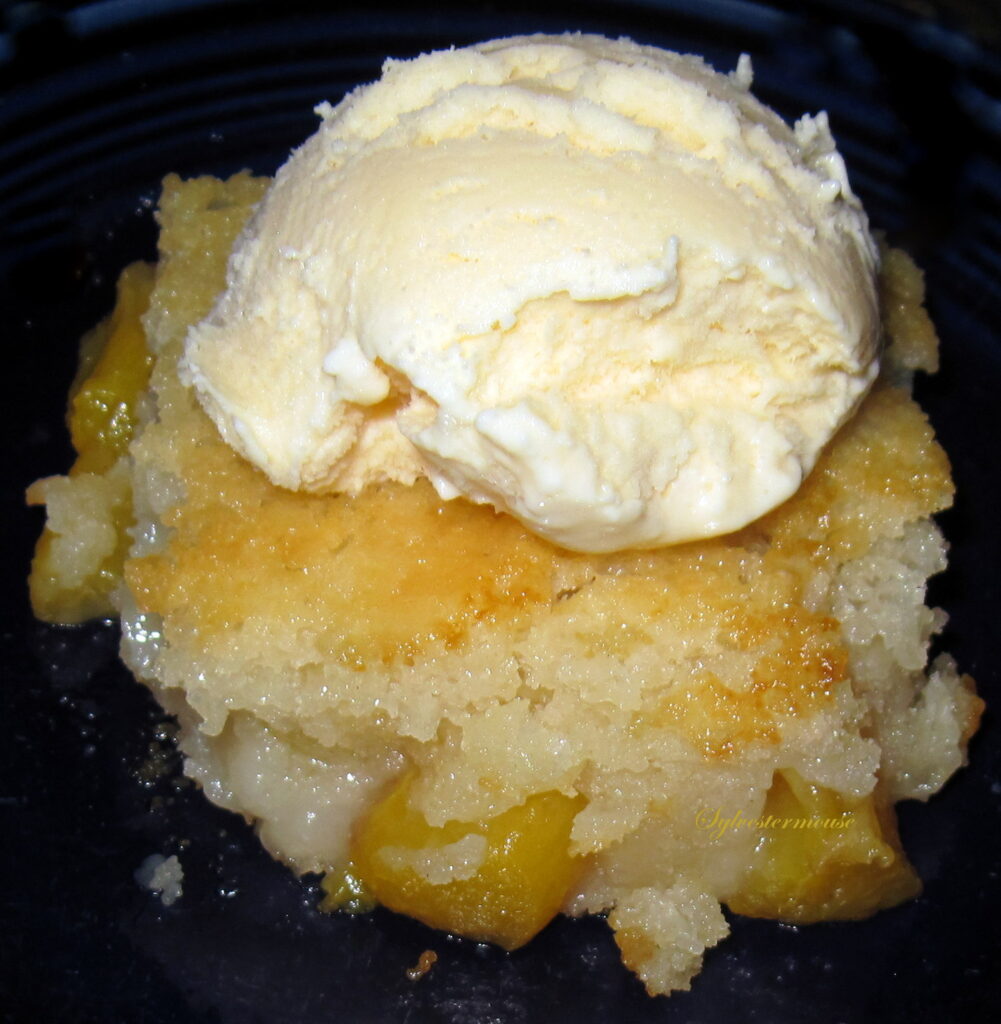 peach cobbler